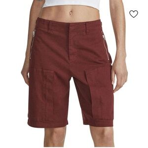 Rag and bone Kai Solid Cargo Shorts SZ 2